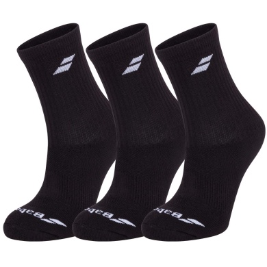 Babolat Sportsocken Crew Classic schwarz - 3 Paar